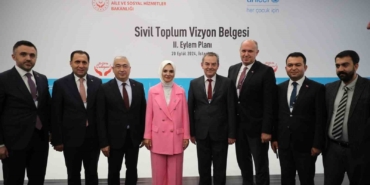 ‘Sivil Toplum Vizyon Belgesi ve 2. Eylem Planı Tanıtımı’ toplantısına katıldı