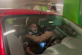 Sultanbeyli’de  alışveriş merkezinde yangın tatbikatı filmleri aratmadı