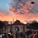 Taksim’de kartpostallık gün batımı manzarası hayran bıraktı