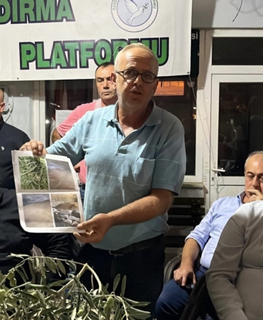 Taş ocağı madeninin genişletme talebi, köylüyü çileden çıkardı