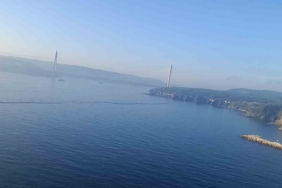 TCG Anadolu Gemisine helikopterle iniş böyle görüntülendi