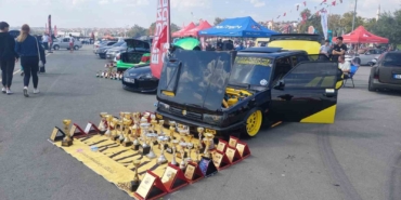 Tekirdağ’da drift şovu ve modifiye araçlar festivali nefes kesti