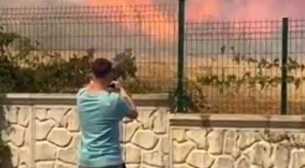 Tekirdağ’da otluk alanda çıkan yangın paniğe neden oldu