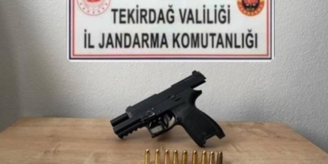 Tekirdağ’da ruhsatsız silah operasyonu