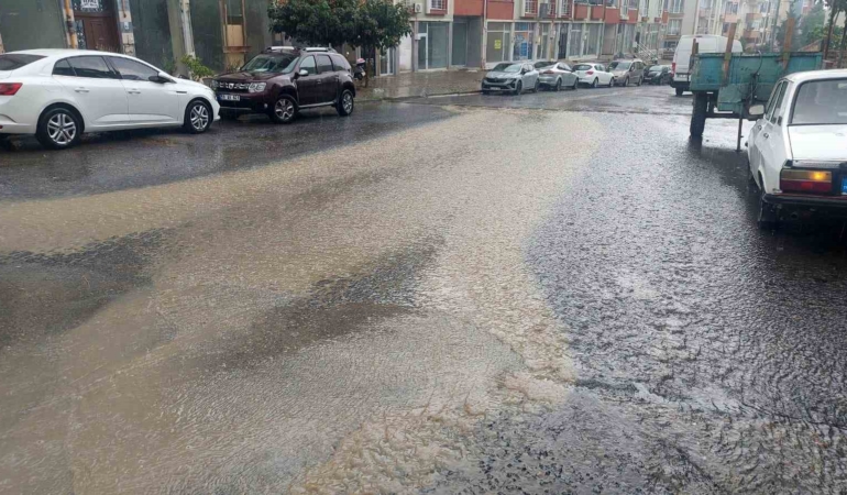 Tekirdağ’da sağanak yağış