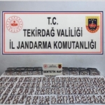 Tekirdağ’da uyuşturucu operasyonlarında çok sayıda madde ele geçirildi