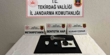Tekirdağ’da uyuşturucu ve silah operasyonları
