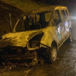 TEM Otoyolu’nda seyir halindeki araç alev topuna döndü