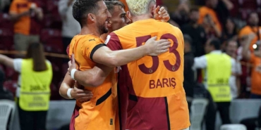 Trendyol Süper Lig: Galatasaray: 2 - Gaziantep FK: 0 (İlk yarı)