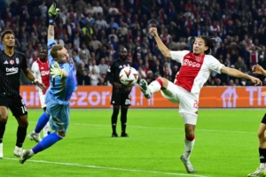 UEFA Avrupa Ligi: Ajax: 1 - Beşiktaş: 0 (İlk yarı)