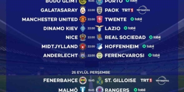 UEFA Avrupa Ligi ilk hafta maçlarıyla başlıyor