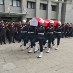 Ümraniye’de şehit edilen polis memuru Şeyda Yılmaz için tören düzenlendi
