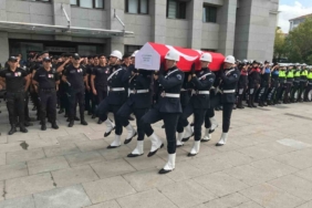 Ümraniye’de şehit edilen polis memuru Şeyda Yılmaz için tören düzenlendi
