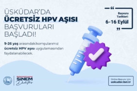 Üsküdar’da ücretsiz uygulanacak HPV aşısı için başvurular alınmaya başladı