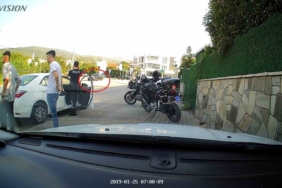 Uygulama noktasına yanlayarak girdi, polis durdurunca yan çizdi