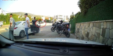 Uygulama noktasına yanlayarak girdi, polis durdurunca yan çizdi