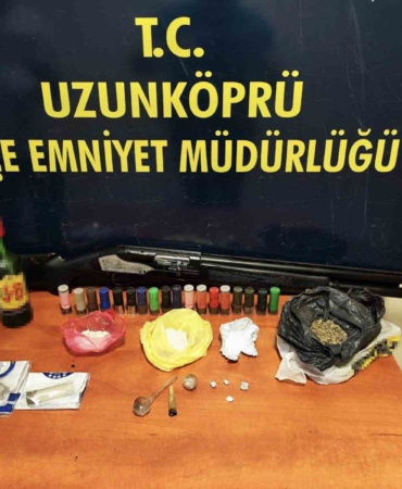 Uzunköprü’de uyuşturucu operasyonu
