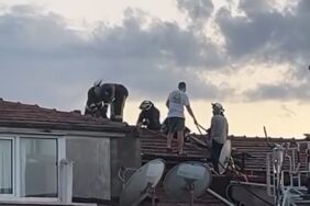 Yalova’da çatı yangını