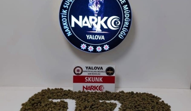 Yalova’da uyuşturucu operasyonunda 2 tutuklama