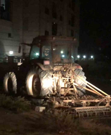 18 araca çarpan traktör sürücüsü polise yakalandı
