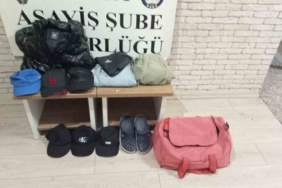 53 suç kaydı bulunan şüpheliyi çaldığı ayakkabı yakalattı