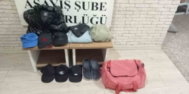 53 suç kaydı bulunan şüpheliyi çaldığı ayakkabı yakalattı