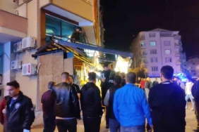 6. kattan manav brandasına düşen kadın ağır yaralandı