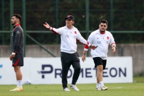 A Milli Takım, Karadağ maçı hazırlıklarını basına kapalı sürdürdü