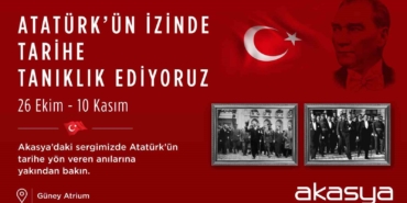 Akasya’da Cumhuriyet Bayramı’nın 101’inci yıl coşkusu ve Atatürk Fotoğrafları Sergisi