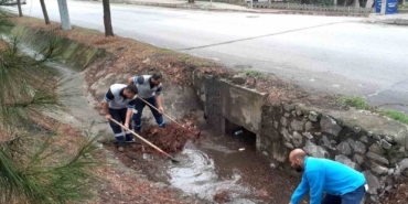 Ani yağışlara karşı mazgal ve menfez temizliği