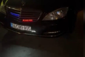 Aracında çakar sistem kurulu sürücü denetimde yakalandı