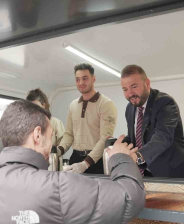 Arnavutköy’de Dünya Kahve Günü’nde binlerce kahve vatandaşa ikram edildi