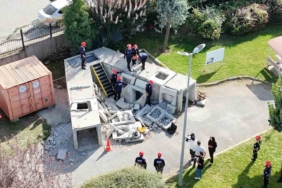 Arnavutköy’de gerçeğini aratmayan tatbikat