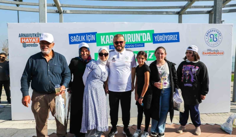Arnavutköylüler Dünya Yürüyüş Günü’nde sağlık için yürüdüler