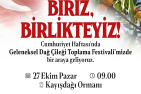 Ataşehir’de ‘Dağ Çileği Toplama’ festivali