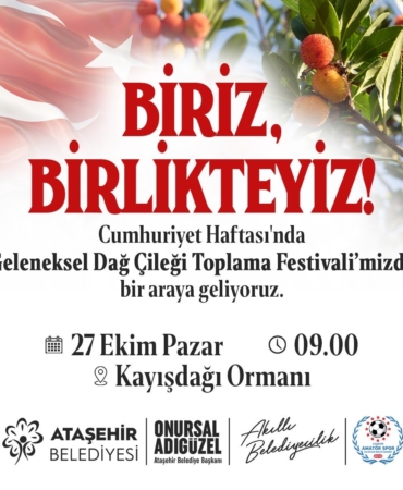 Ataşehir’de ‘Dağ Çileği Toplama’ festivali