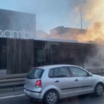 Avcılar’da metrobüste yangın paniği