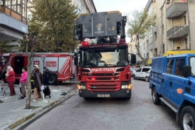 Avcılar’da yangın çıkan dairede mahsur kalan tavşanı itfaiye kurtardı