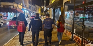 Babaeski’de sokakta çalışan, çalıştırılan ve dilendirilen çocuklara yönelik denetim uygulaması