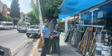 Balıkesir’de vatandaşın ihbarına zabıtadan anında müdahale
