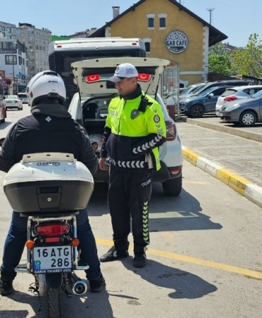 Bandırma’da motosiklet ve motorlu bisiklet denetimleri yoğunlaştı