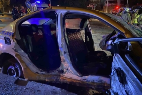 Başakşehir’de kırmızı ışık ihlali yapan taksi otomobille çarpıştı: 10 yaralı