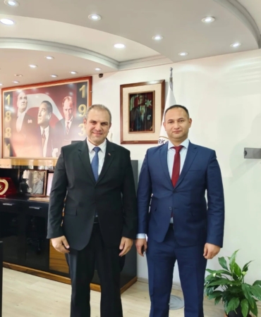 Bayırköy Belediye Başkanı Dilsize, Vakıf Müdürü Şinay’dan ziyaret