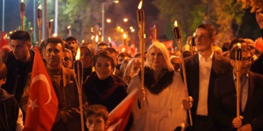 Bilecik, Cumhuriyet yürüyüşünde tek yürek oldu