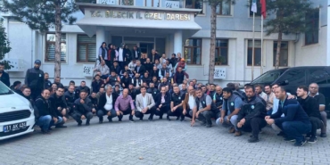 Bilecik İl Özel İdare işçilerinden oturma eylemi