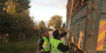 Bilecik’te emval nakleden araçlar kontrol edildi