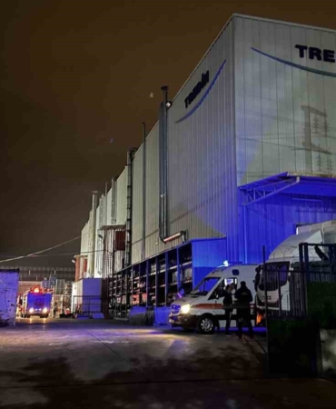 Bursa’da korkutan fabrika yangını