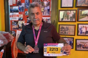 Bursalı esnaf yarı maratonda Türkiye’yi temsil etti