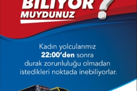 BURULAŞ’tan kadın yolculara müjde!