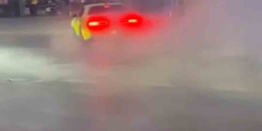 Cadde üzerinde drift kamerada